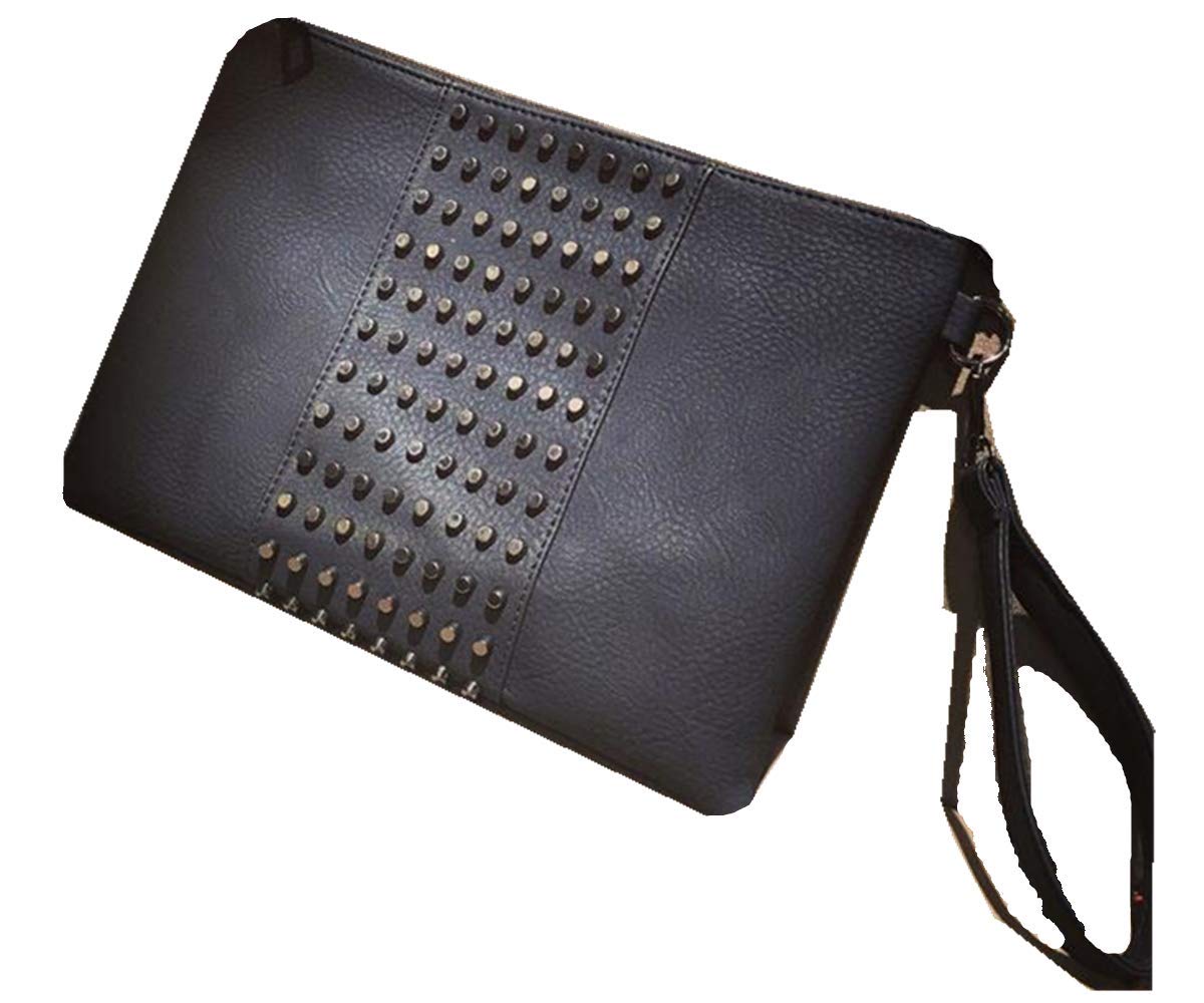 Cayla Ladies Rivet ornament Envelope Clutch Bag, Wallet CrossBody Purse, Clorislove Evening Shoulder Bag