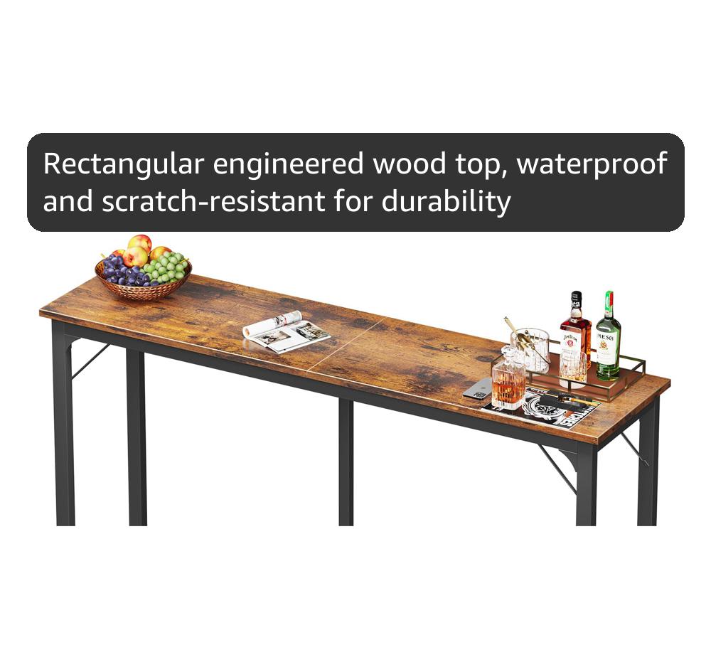 Amazon.com: ODK 63 inch Bar Table, Bar Height Pub Table, Counter
