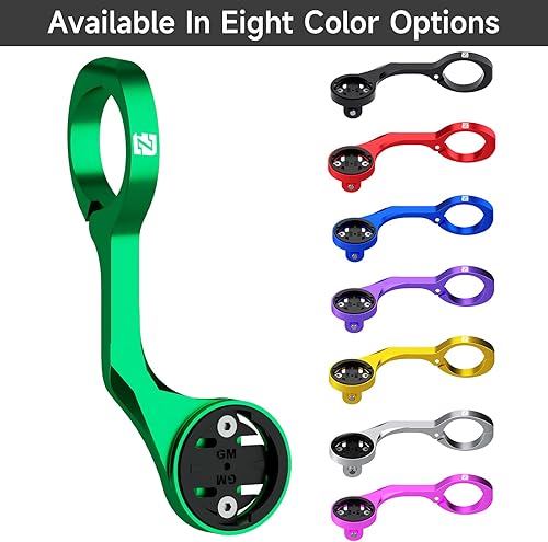 Miniatura 6 de Soporte frontal para computadora de bicicleta Garmin y Wahoo Bike Gps, diseño de soporte de computadora para manillar de bicicleta de 1.008 in y