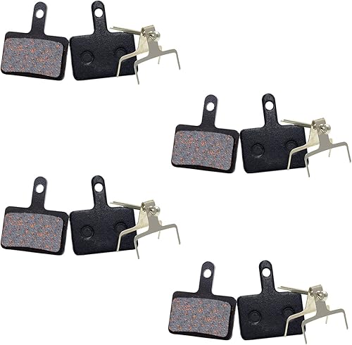 4 pares de pastillas de freno de bicicleta compatibles con TRP Tektro Shimano Deore Br-M575 M525 M515 T615 T675 M505 M495 M486 M485 M475 M465 M447