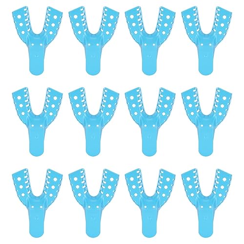 Vista 14 de Surgimac Bandejas de impresión dental – Bandeja de impresión de plástico perforado – Bandeja de impresión dental premium n.º 1, superior grande