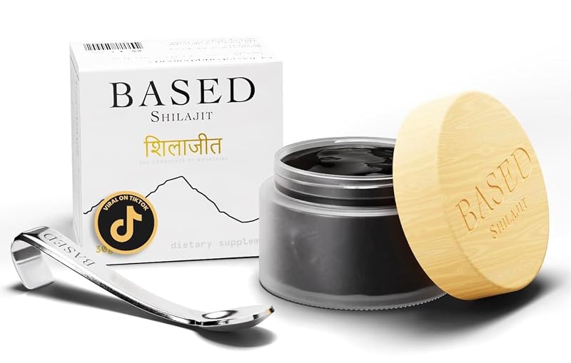 Based Supplements Suplemento de shilajit em resina, 60 porções, 30,05 g