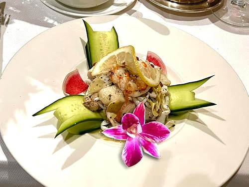 Miniatura 9 de Purple - Orquídea recién cortada con flores sueltas Orchid Club USA Sunne Tropical para Lei, alimentos y bebidas (2 x 50, púrpura)