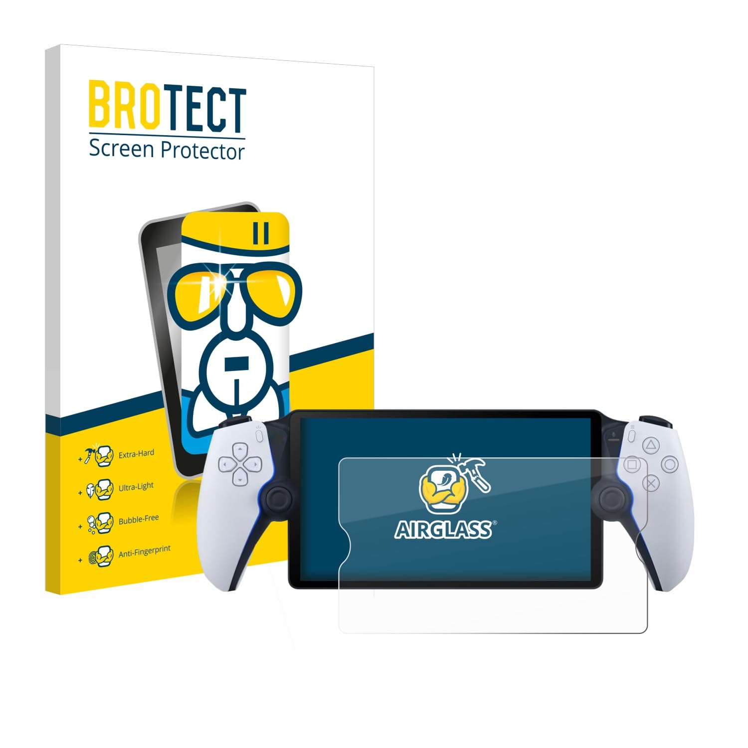 BROTECT Protector Pantalla Cristal para Sony Playstation Portal Protector Vidrio - [Dureza 9H, Anti-Arañazos]