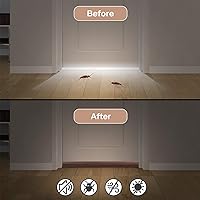 Vista 5 de GDHOMM Tapón para debajo de la puerta, burlete para rellenar y sellar huecos, tamaño ajustable de 30 a 36 pulgadas, mantiene fuera la corriente, Café