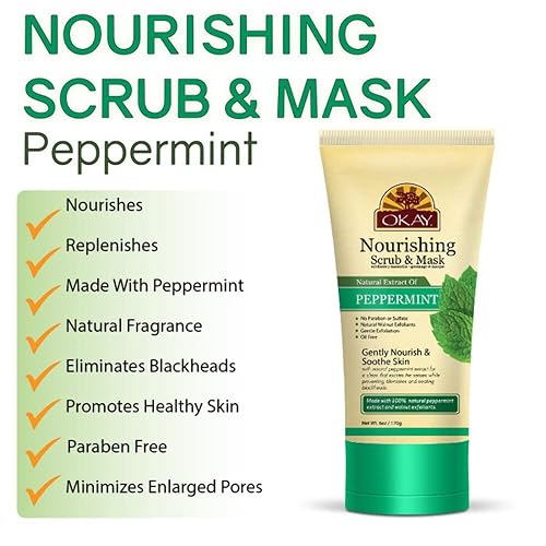 Miniatura 3 de OKAY PEPPERMINT Exfoliante Facial 6oz  170gr