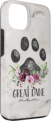 Vista 3 de Funda para iPhone 13 Great Dane Gifts Dog Mom