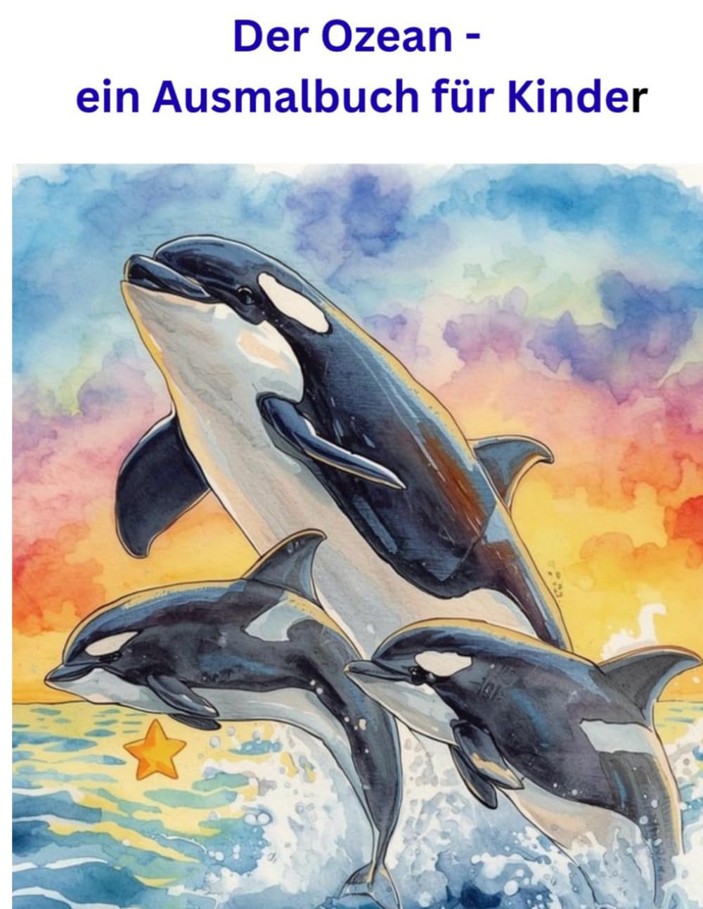 Der Ozean - ein Ausmalbuch für Kinder