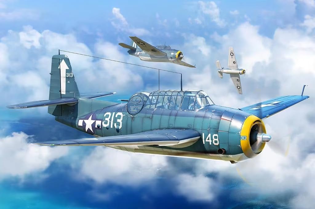 Hobby Boss 87274 1/72 Escala US TBM-3 Avenger Kit de modelo de plástico