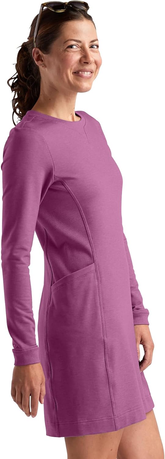 Title Nine NBD Fleece Dress – Women’s Casual Sweatshirt Dress with Fresh Terry™ Fabric and Pockets - Image 2