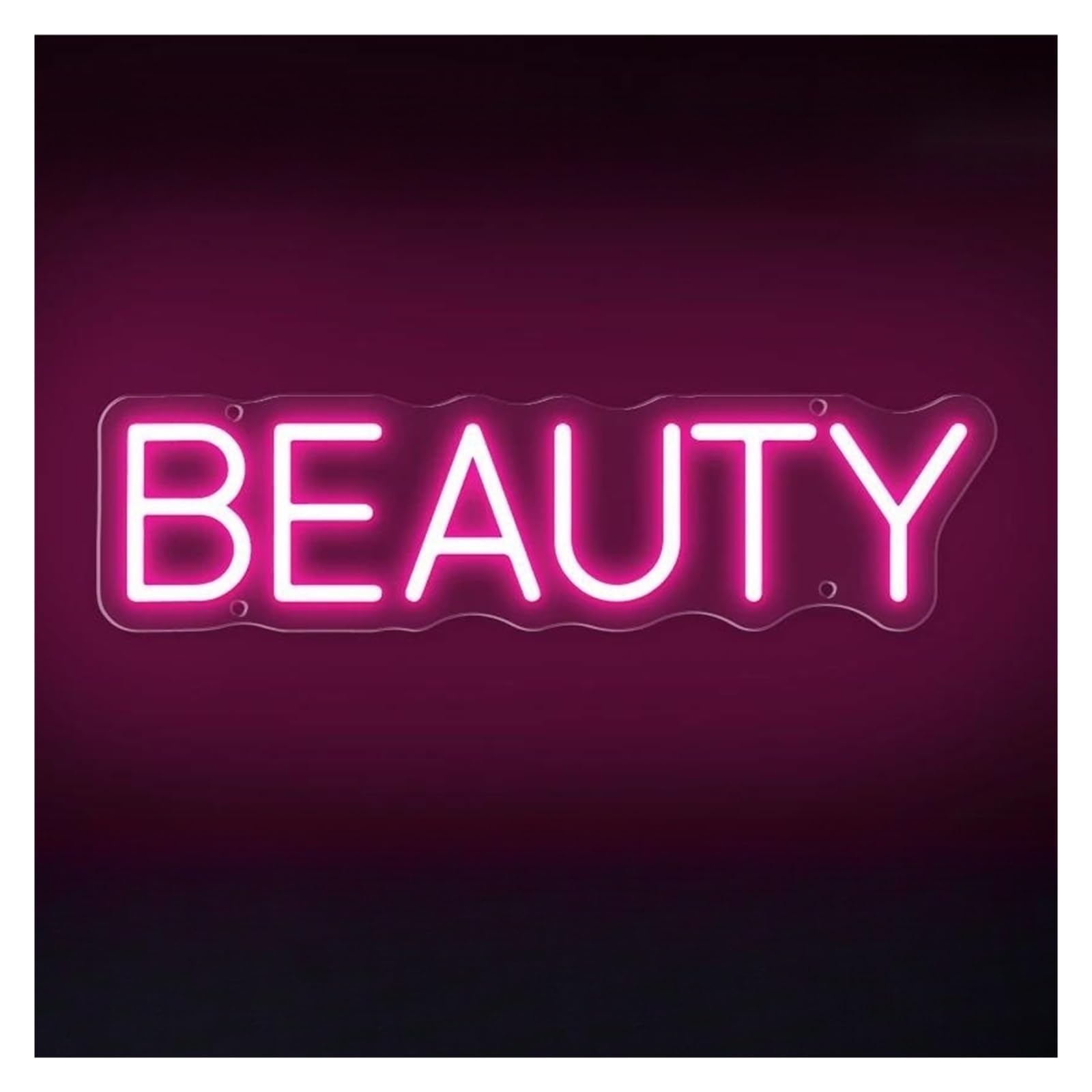 LEMST Sign Lamp Beauty Neon Sign Light for Beauty Salon Lash Room Barber Shop Tattoo Room Aesthetics Wall Decoration 35cmx9.3cm