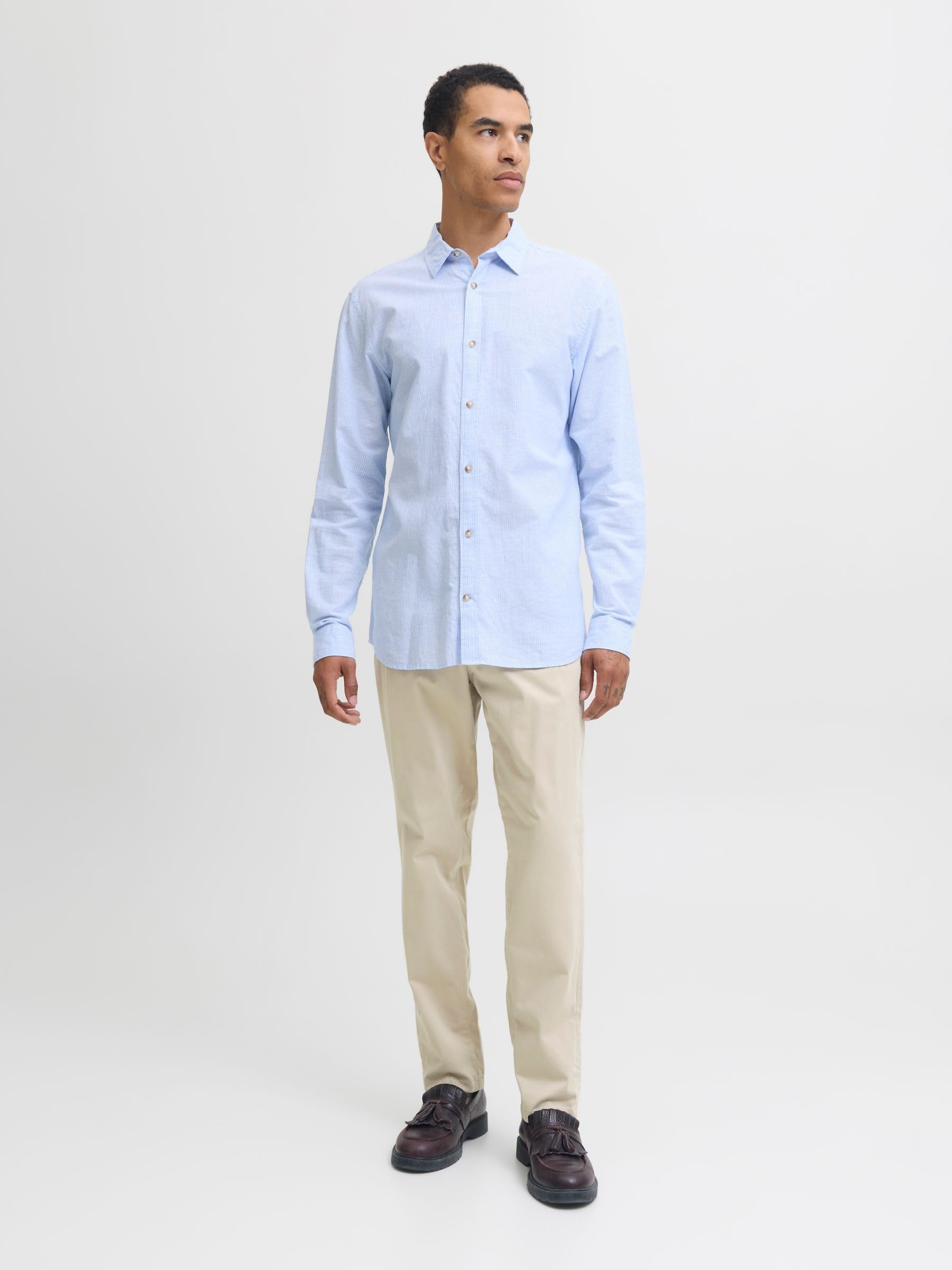 JACK & JONES Jpstmarco Jbowie Sa Noos - Spodnie chinosy Mężczyźni