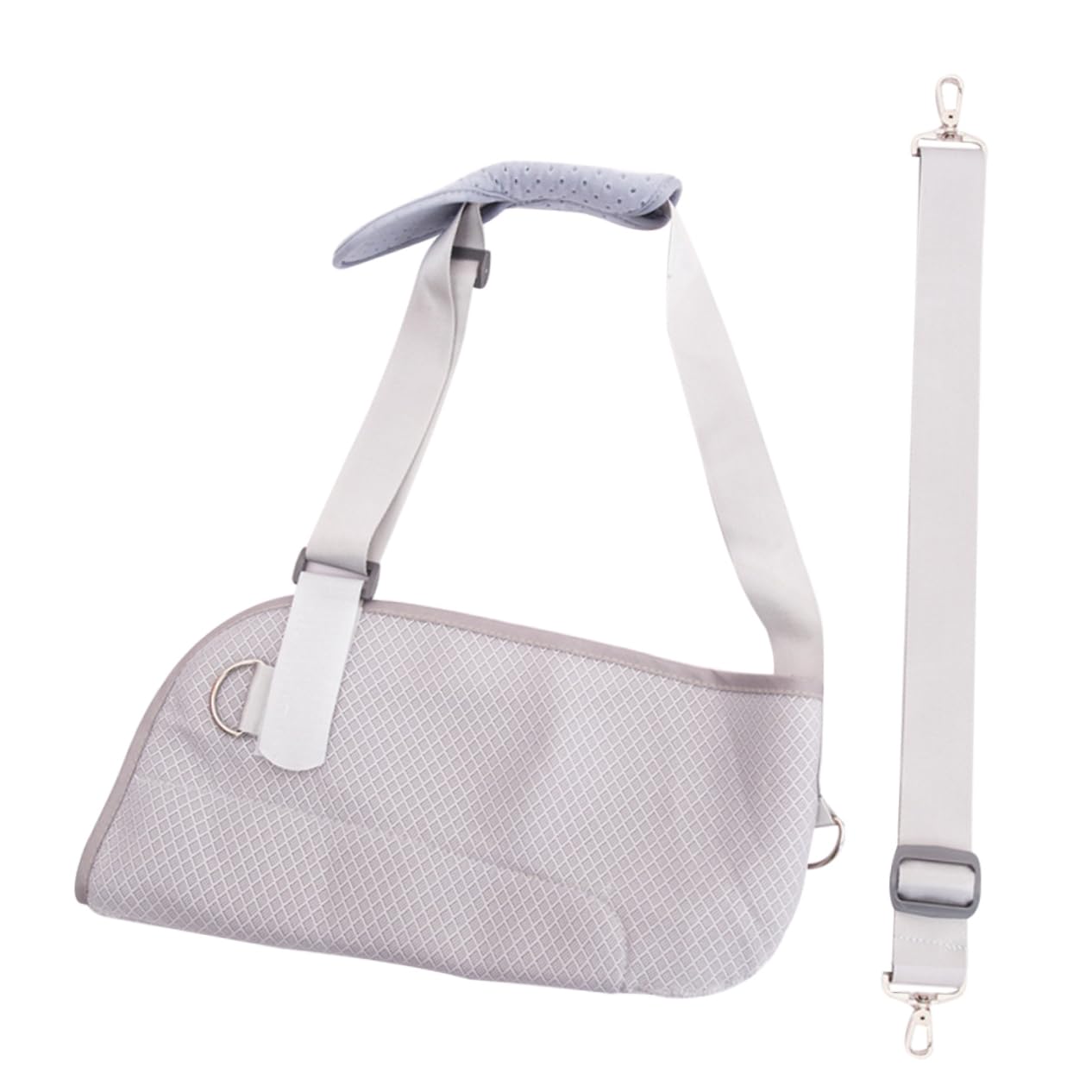 minkissy Djustable Forearm Support Brace Breathable Fracture Fixation Belt for Shoulder Arm Sling for Elbow Support Grey Size l