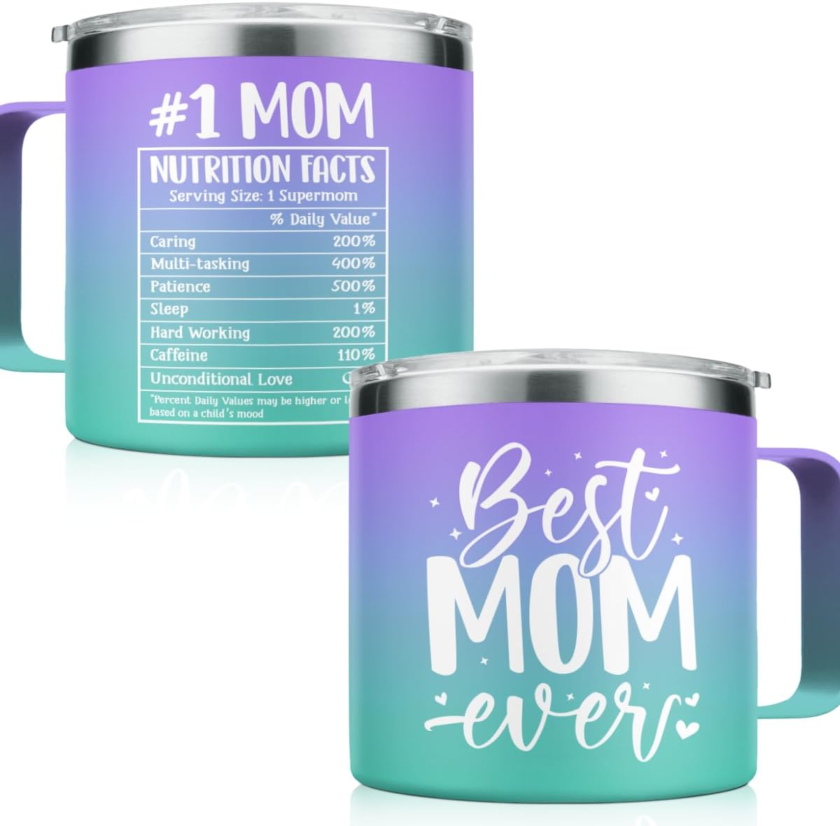 Mom Tumbler - 14oz Insulated Coffee Mug