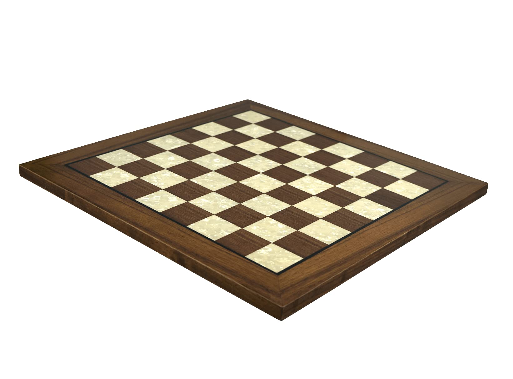 Set di scacchi in legno con scritta in lingua inglese Helena in madreperla e madreperla, 20 cm, peso Sheesham Atlantic Classic Staunton, con scatola di immagazzinaggio degli scacchi, 9,5 cm