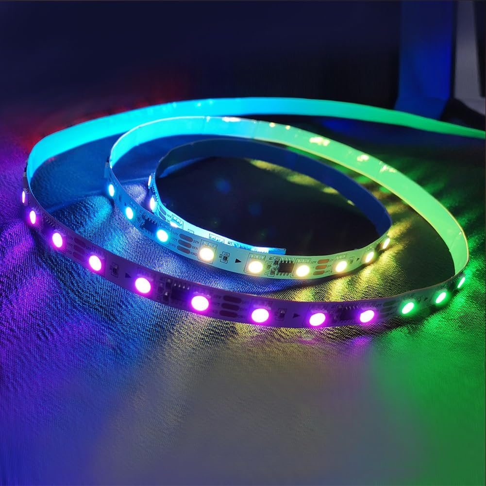 Luce di sincronizzazione schermo TV, luce ambientale intelligente, striscia LED al neon di sfondo, retroilluminazione LED Smart TV for TV da 50-85 pollici, luci con telecomando(2.3m*3(65~85IN))