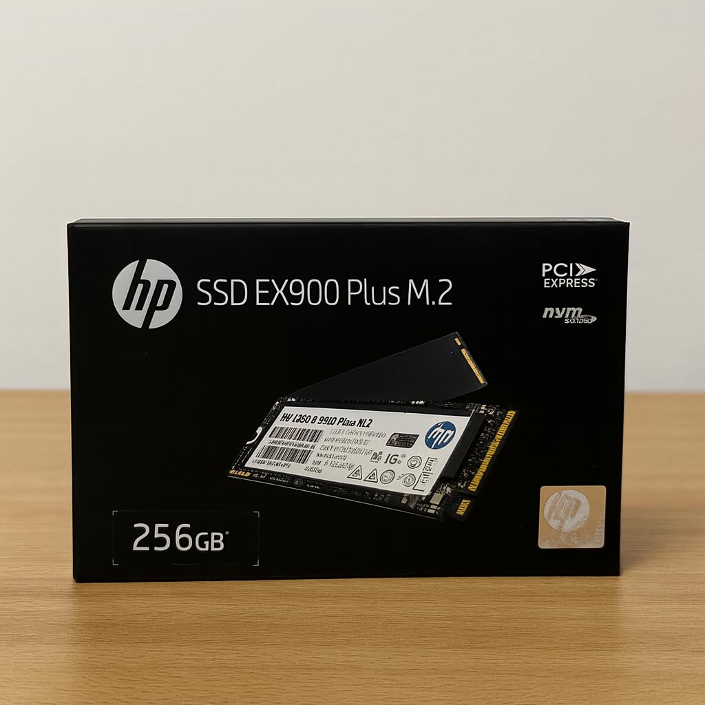 HP EX900 Plus 256GB NVMe SSD - GEN 3.0 X 4 PCIe 8Gb/s 3D NAND M.2