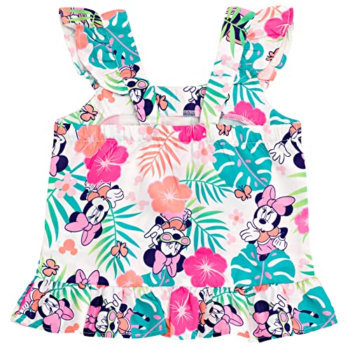 Disney Minnie Mouse Girls Tank Top and Shorts Toddler to Big Kid4