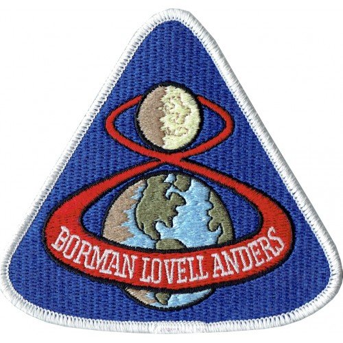 Écusson brodé Ecussons Thermocollants Broderie Sur Vetement Ecusson ,APOLLO 8 PATCH 10 cm ,, nasa