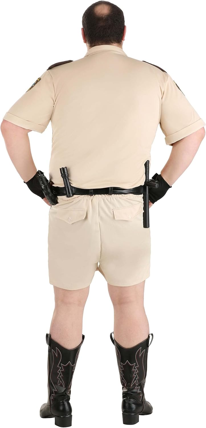 Reno 911 Deluxe Plus Size Adult Lt. Dangle Costume - 2X - Image 3