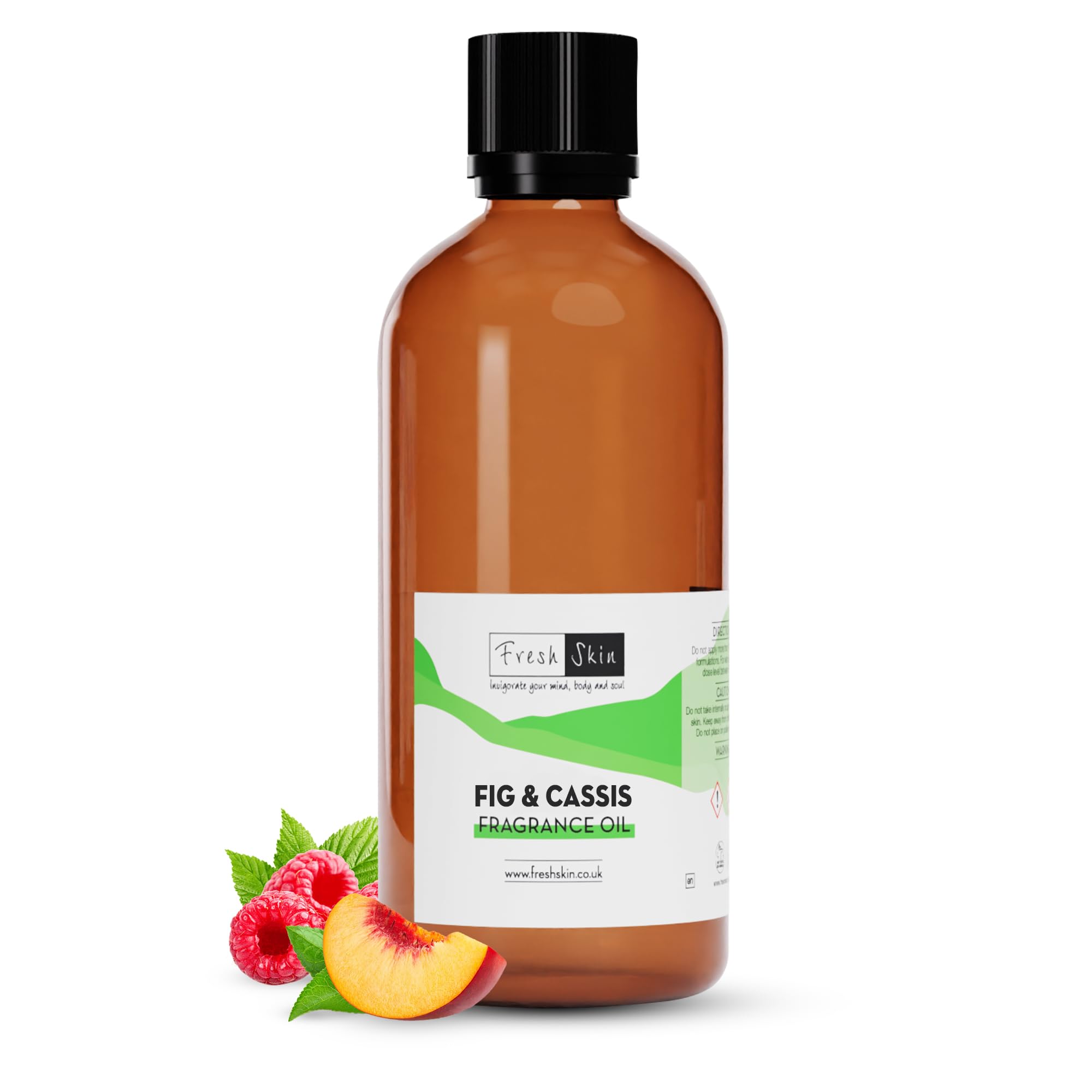 freshskin beauty ltd | 100ml Fig & Cassis Fragrance Oil - Candles, Bath Bombs, Soap Making, Reed Diffusers & Wax Melts - Cosmetic Grade - Vegan Friendly - A Rich, Complex, & Long Lasting Scent!