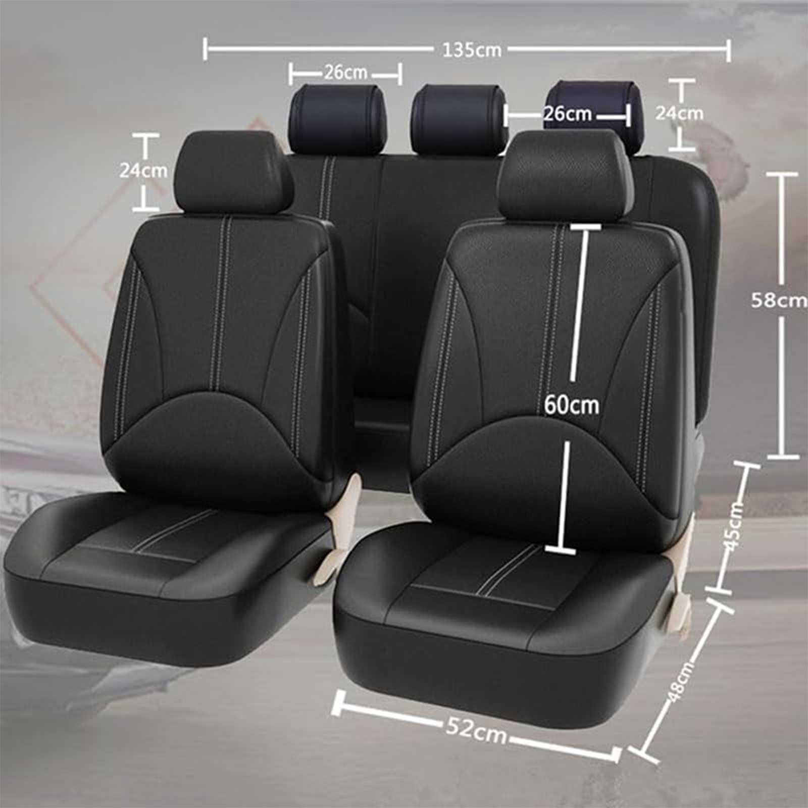 Coche Juegos Cubreasientos para Toyota Prius 2009-2012,Delanteros Y Traseros Fundas ​Asientos Coche Respirable Cómodo Fundas Asientos Accesorios, Gray
