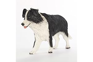 Border Collie Original Dog Figurine: Lifelike Companion for Dog Lovers