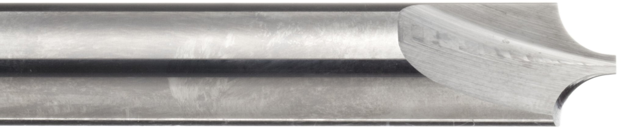 Melin Tool BRMG Carbide Micro Corner Rounding End Mill, Double End, Uncoated (Bright) Finish, Non-Center Cutting, 0 Deg Helix, 2 Flutes, 1.5000