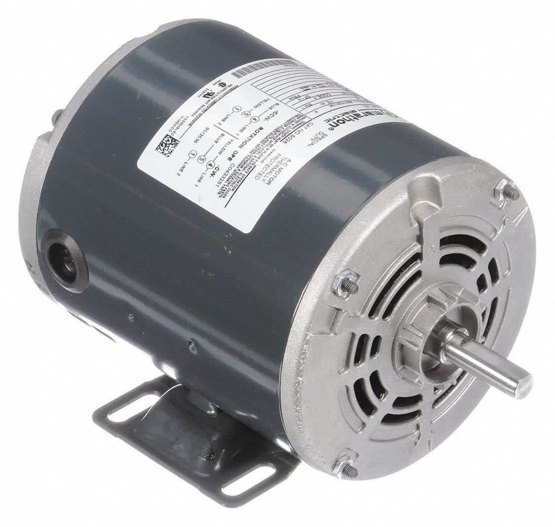 Marathon 1/3 HP General Purpose Motor, Split-Phase, 1725 Nameplate RPM, Voltage 115, Frame 48-048S17D2113