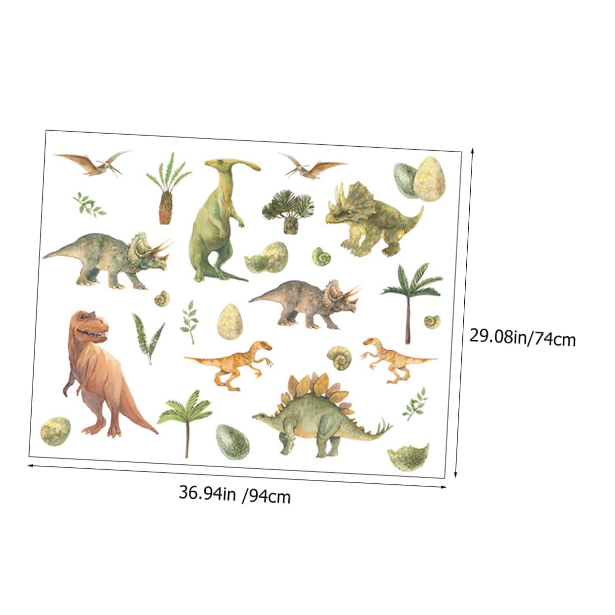 EXCEART 3 Set Adesivi Murali DIY Cartoni Animati Decorazioni per Cameretta Adesivi Murali e Ufficio