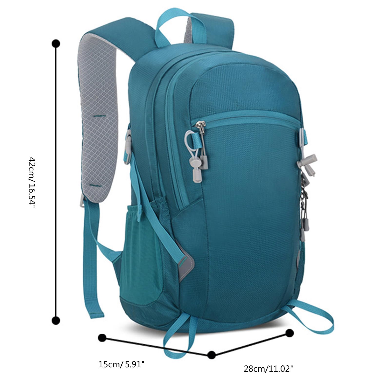 Zaino per zaini da esterno in nylon capacità, Gray