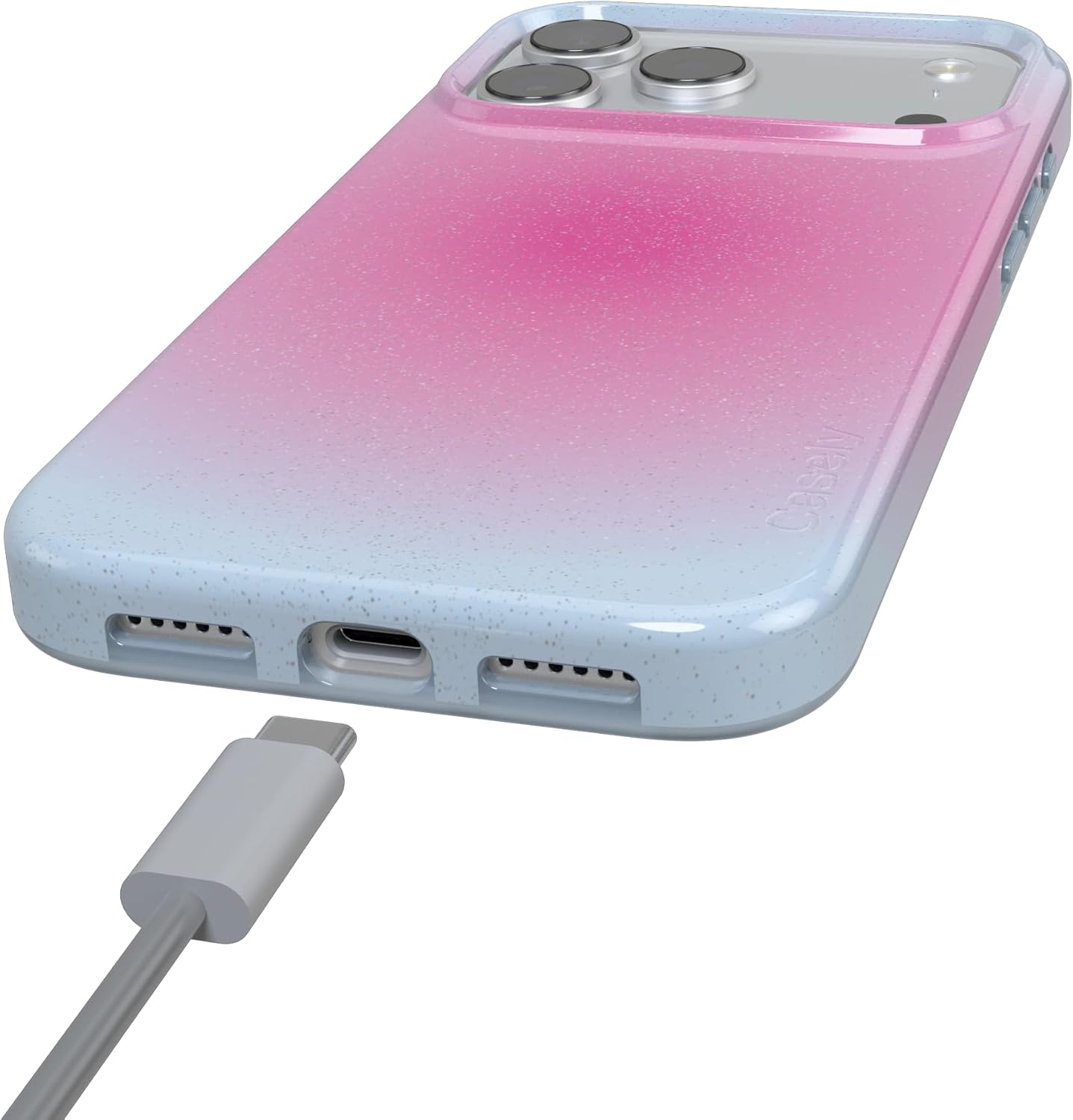 Casely iPhone 17 Pro Max Case | Radiant Love | Pink Aura | Compatible with MagSafe | Classic Ultra Slim Design