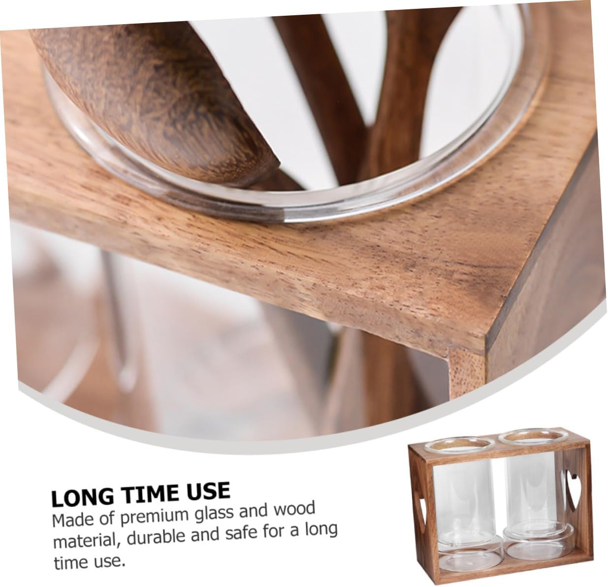 ABOOFAN Chopstick Box Rack Glass Cutlery Holder Easy-clean Chopstick Drain Cage