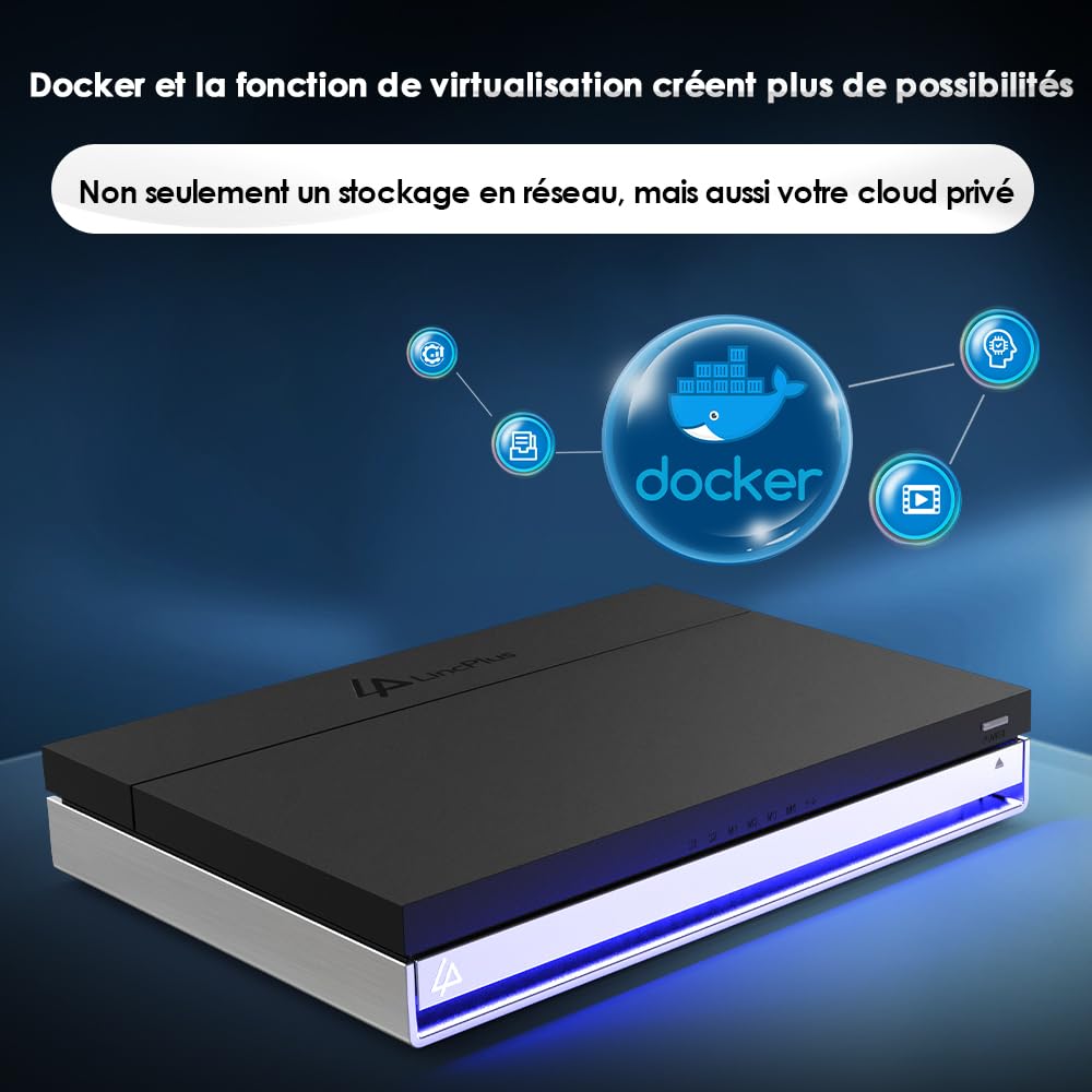 LincStation N1 Serveur NAS 6 Baies | 16 Go de RAM | 128 Go eMMC | 2 x SATA HDD + 4 x M.2 NVMe SSD | Intel Quad-Core | 2,5GbE | HDMI 4K | Garantie 2 Ans | Stockage Connecté Réseau (sans Disque)