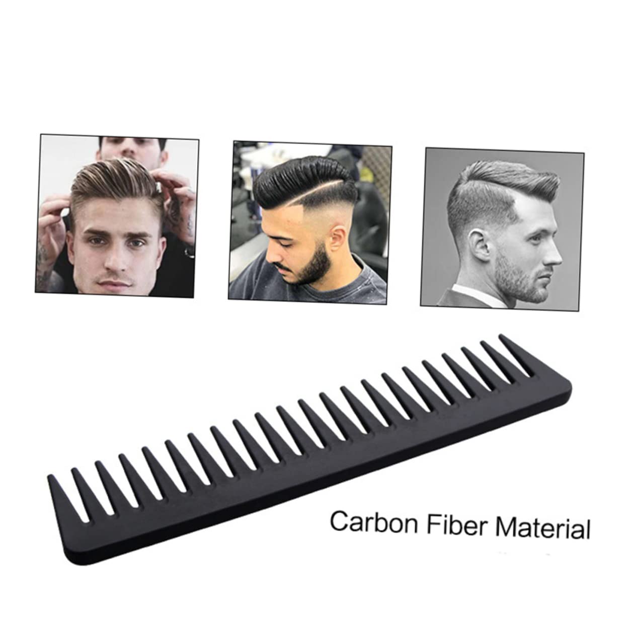 ABOOFAN 9piezas Peine De Peluquería Vintage Para Hombres Peine De Anchos Para Slicked-back Cepillo Profesional Para Cabello y Seco