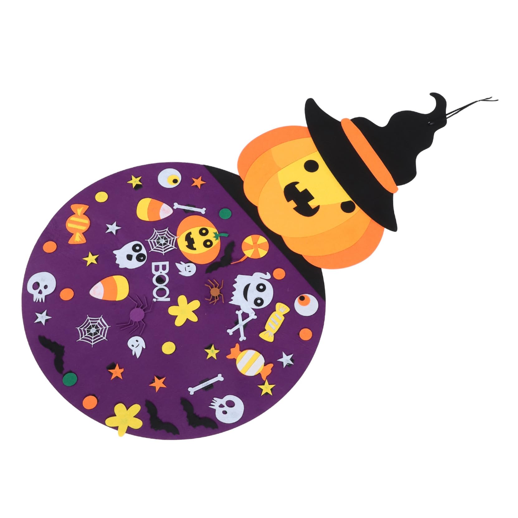 2pezzi Addobbo Di Halloween Feltro Con Ciondolo Forma Di Decorazione Adatta Per Feste e Interni Atmosfera Festiva Duratura e Unica Per La Tua Casa