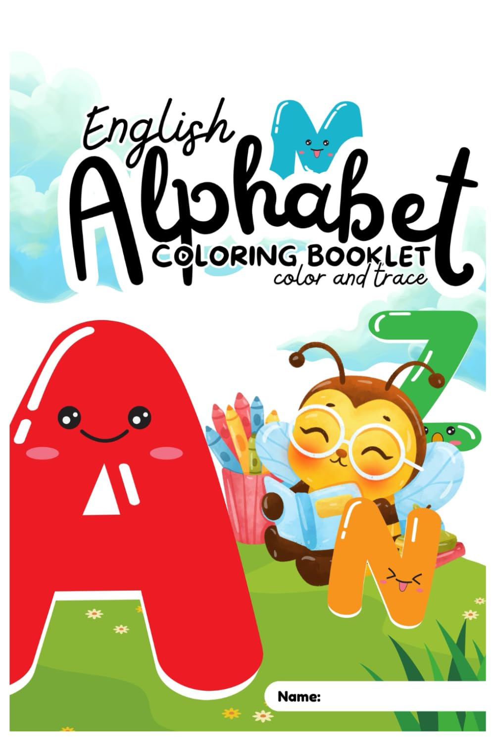 A-Z Animal Alphabet Coloring & Tracing Book: Learn Letters the Fun Way!