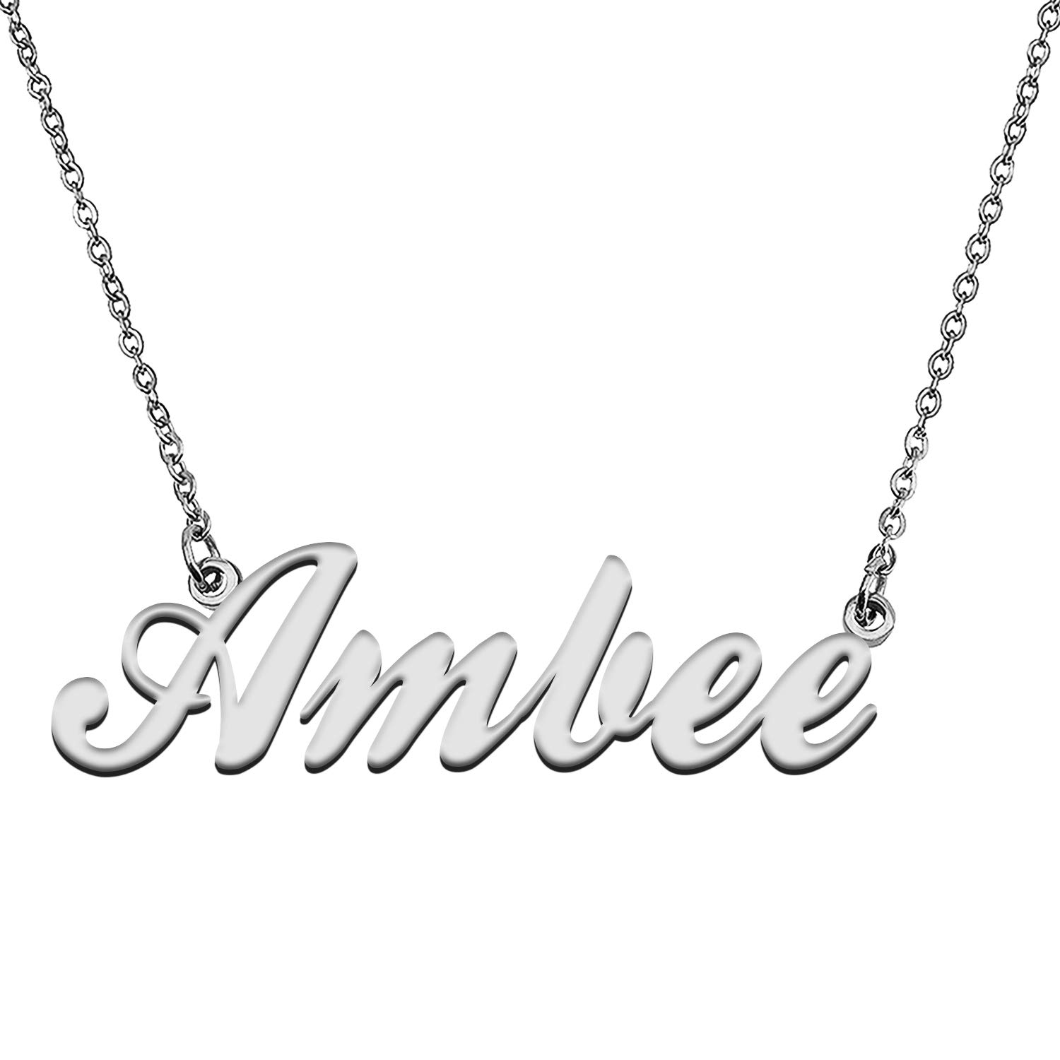 Custom Made Any Name Necklace Stainless Steel Jewelry for Mother
