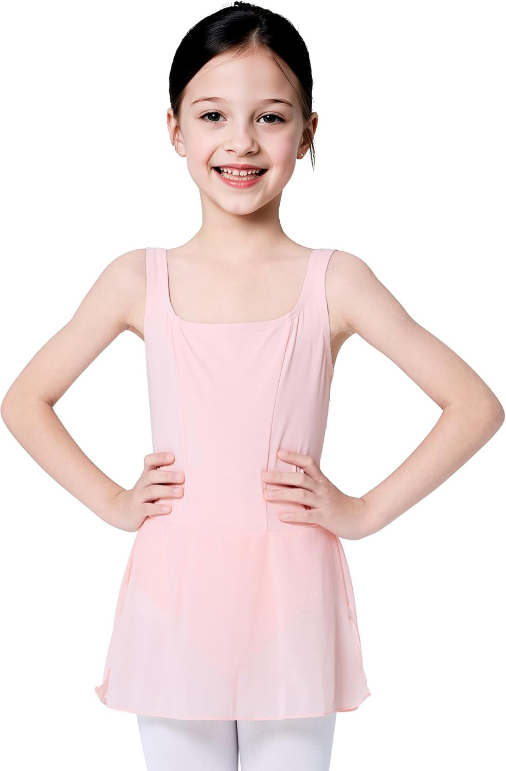 Girls Dance Dress, Girls Ballet Leotard with Skirt for Ballet, Gymnastics - Image 6