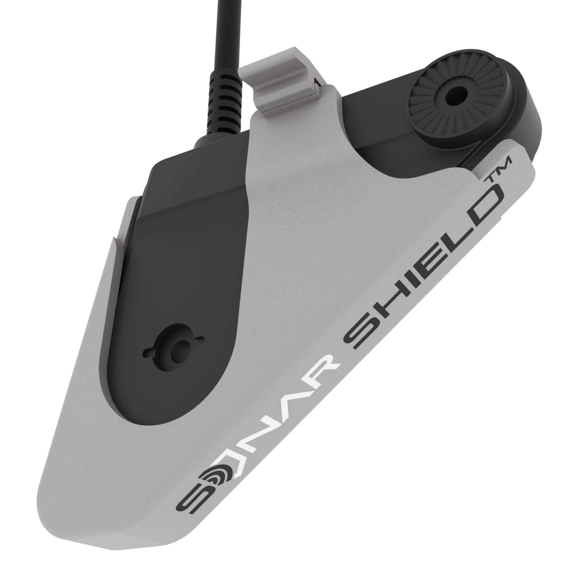 Eagle Eye 9 Transducer Cover by Sonar Shield – Pro Series Impact-Resistant Travel Case Black (Silver)