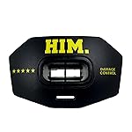 DAMAGE CONTROL Youth Football Mouth Guard - Breathable No Boil Mouthpiece, Protects Lips & Teeth, Works with Braces, Includes Helmet Strap - Sports Gear & Accessories (Him)