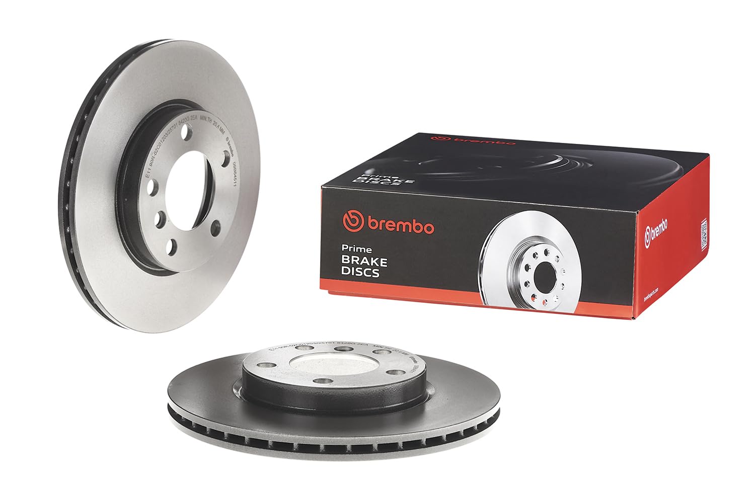 Brembo 09.B645.11 - Disco Freno con Verniciatura UV (Set di 2) - Anteriore