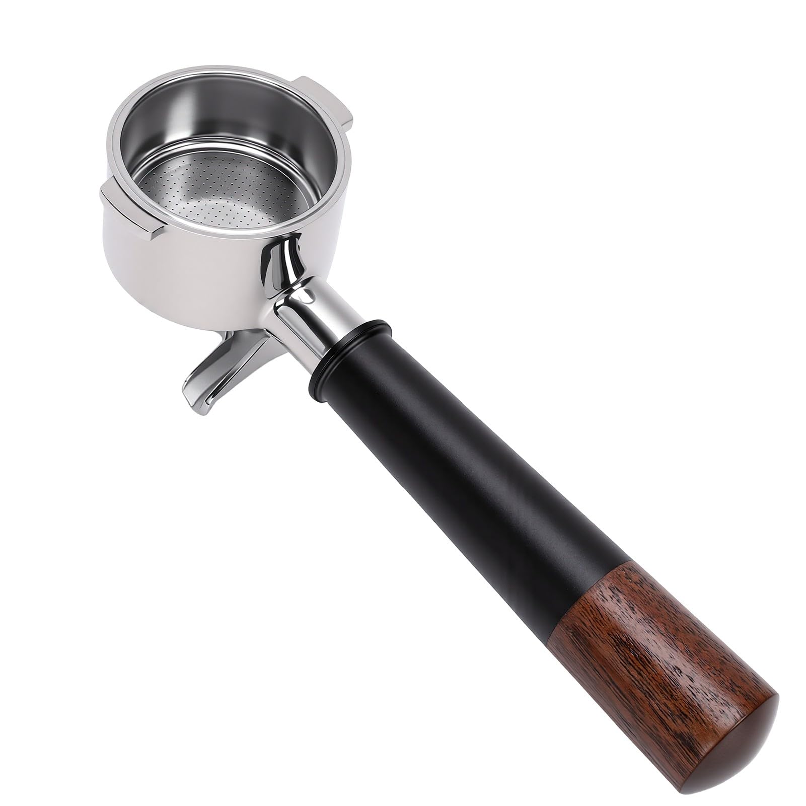 XUMIUZIY de Madera de Nogal Portafiltro de Café de 51mm Reemplazo