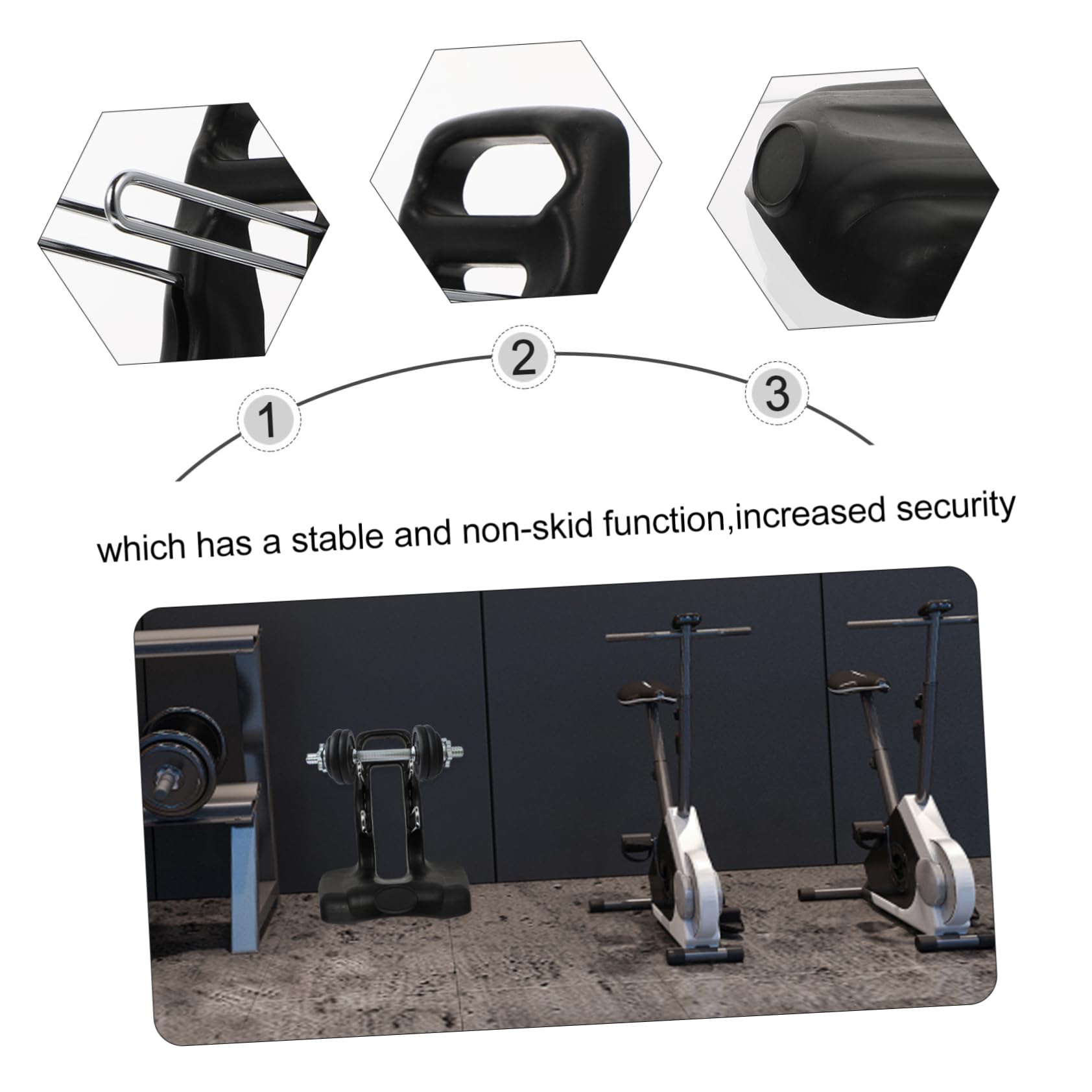 MUSISALY Dumbbell Stand Compact Dumbbell Storage Rack for Home Saving Fitness Shelf Practical Dumbbell Holder for Weights Stylish and Convenient Exercise Organizer