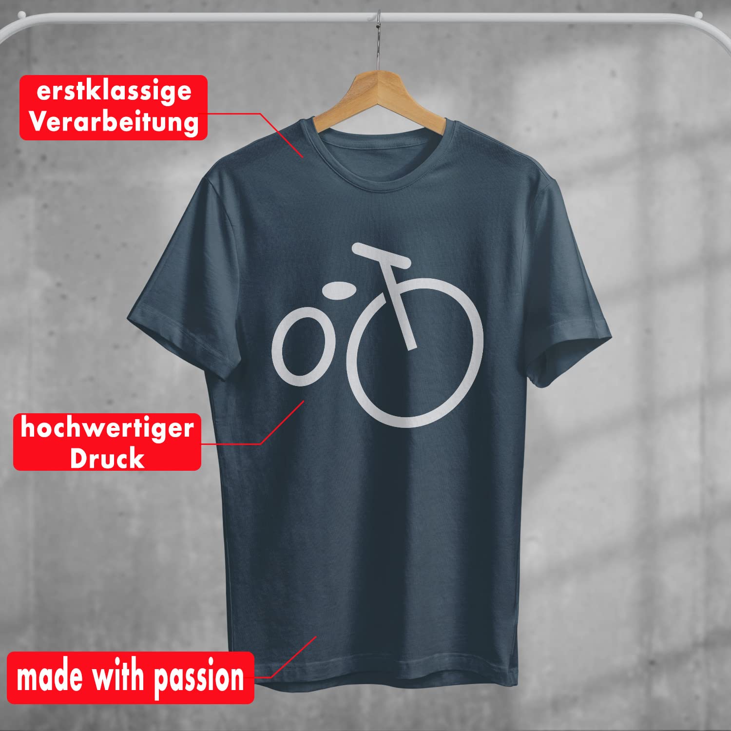 OM3® Minimalistyczna koszulka rowerowa - męska - rower rower kolarstwo kolarze - S - 5XL