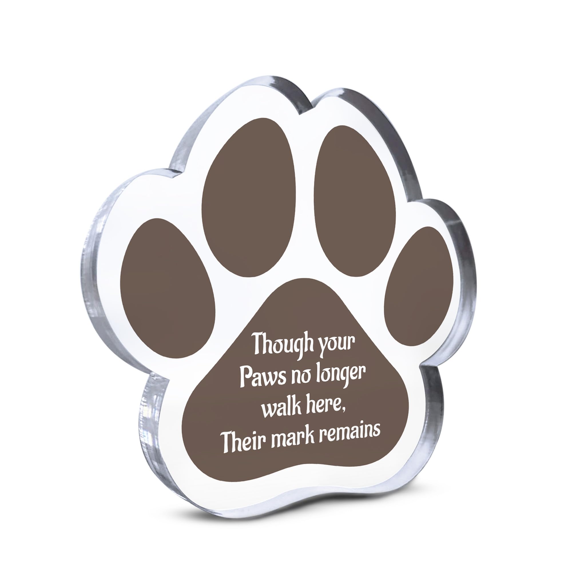 RED OCEAN Personalised Pet Memorial Plaque For Dog Cat Puppy Memorial Gift For Dog Lover Remembrance Plaque In Memory Sign For Pet Home Decor (Pet Memorial 13)