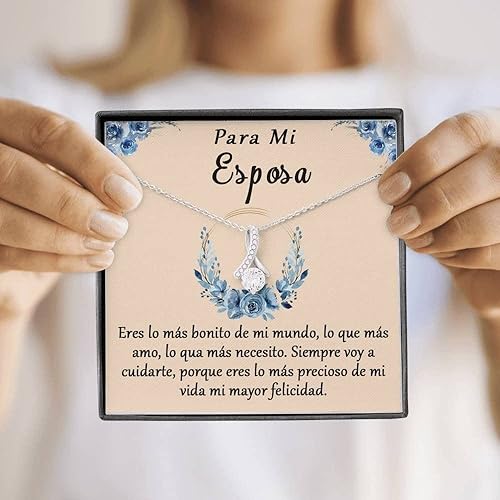 Regalo Para Mi Esposa Regalo De Cumpleaños Para Mi Mujer Regalo De Aniversario Collar De Esposa Collar De Esposa Collar De Esposa De Esposa Collar