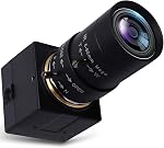 SVPRO 2MP USB Caméra Web - 5-50mm 10X Lentille optique de zoom, CS Montez, 1080P HD CMOS, 100fps/60fps, UVC Mini Cam OTG, Démarrer gratuitement PC Webcam