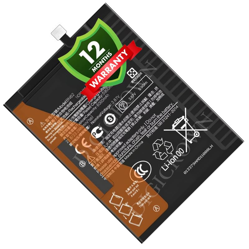 Image of Original BN62 Battery Compatible for Xiaomi Redmi 9 Power | Redmi Note 9 4G | Redmi 9T | Poco M3 - (6000mAh) - 1 Year Warranty DF7