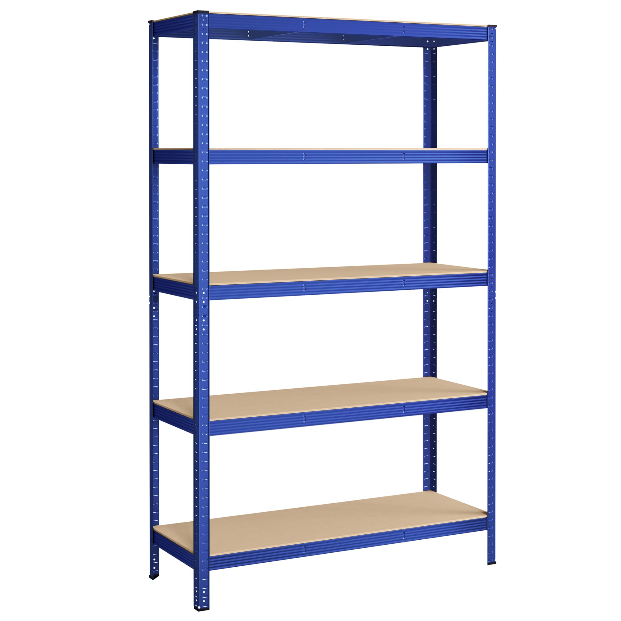 SONGMICS 5-Tier Shelving Unit, Steel Shelving Unit for Storage, Boltless Assembly, for Garage, Shed, Load Capacity 750 kg, 60 x 120 x 200 cm, Blue GLR060Q01 โ image 1